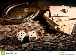 lucky-craps-dice-poker-cards-old-horseshoe-american-west-legend-antique-game-rolling-out-chance-number-seven-vintage-37741352